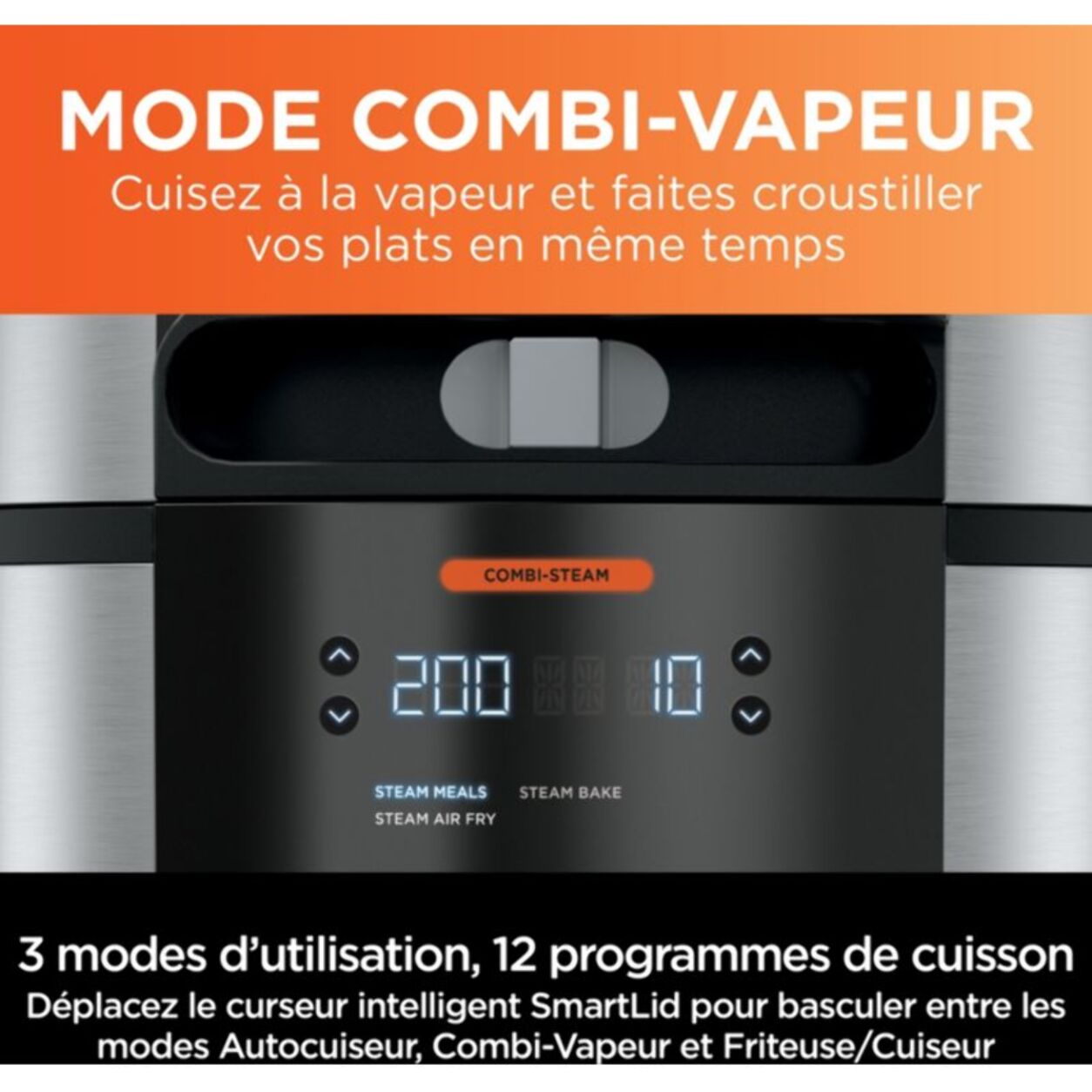 Multicuiseur NINJA Foodi Max OL650EU 7,5 L, 12 modes de cuisson dont air fryer