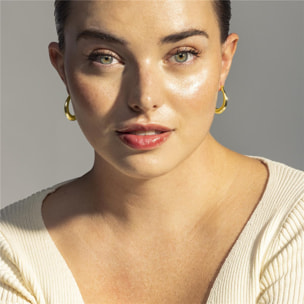 Pendientes Lux by Lux acabados en Oro Amarillo de 18 Kts