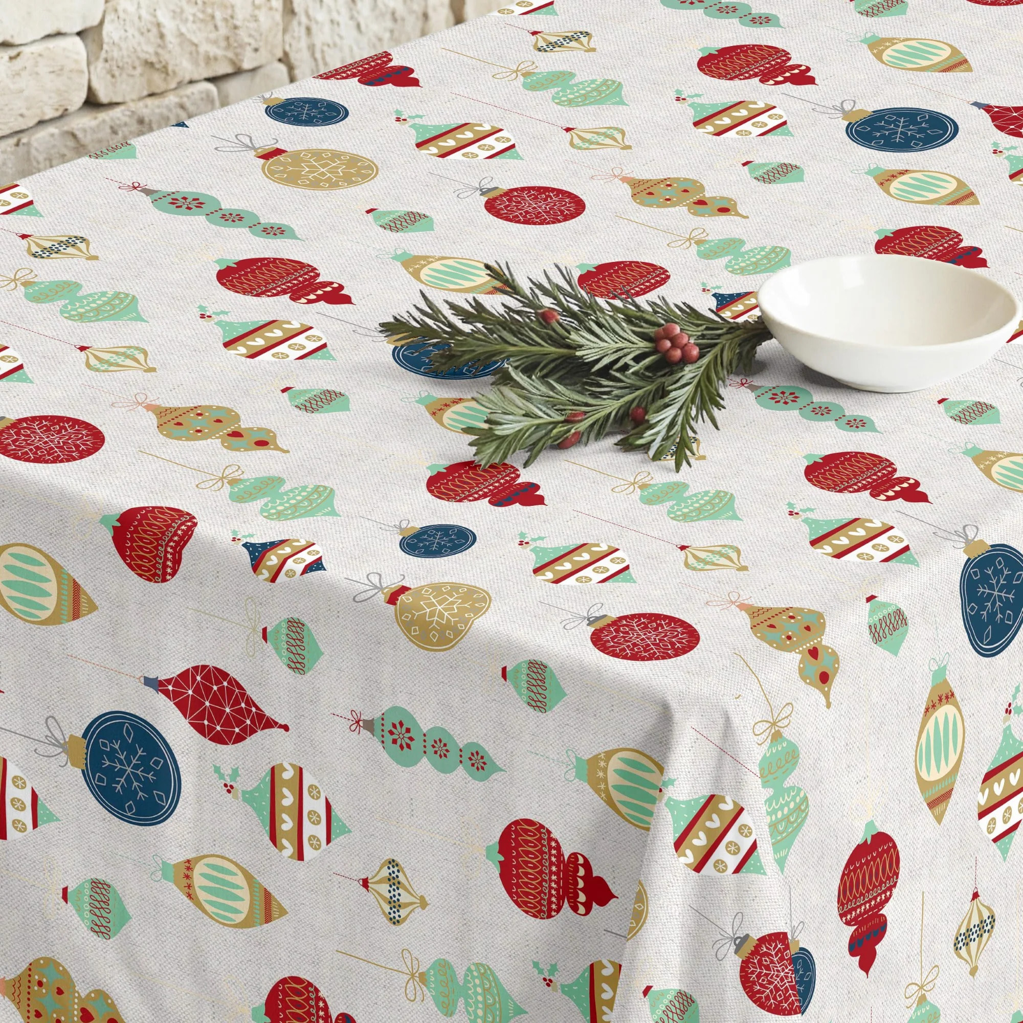 Nappe en résine Anti-tâches Merry Christmas 13