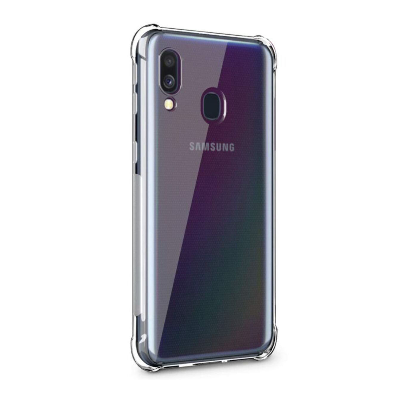 Coque Galaxy A40 ANTI CHOCS silicone transparente bords renforcés