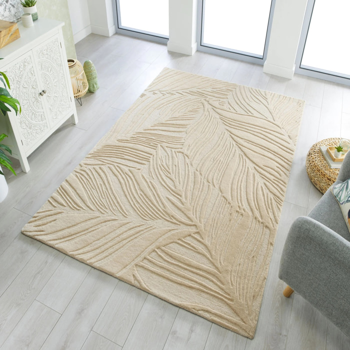 Tapis en laine FEUILLAGE