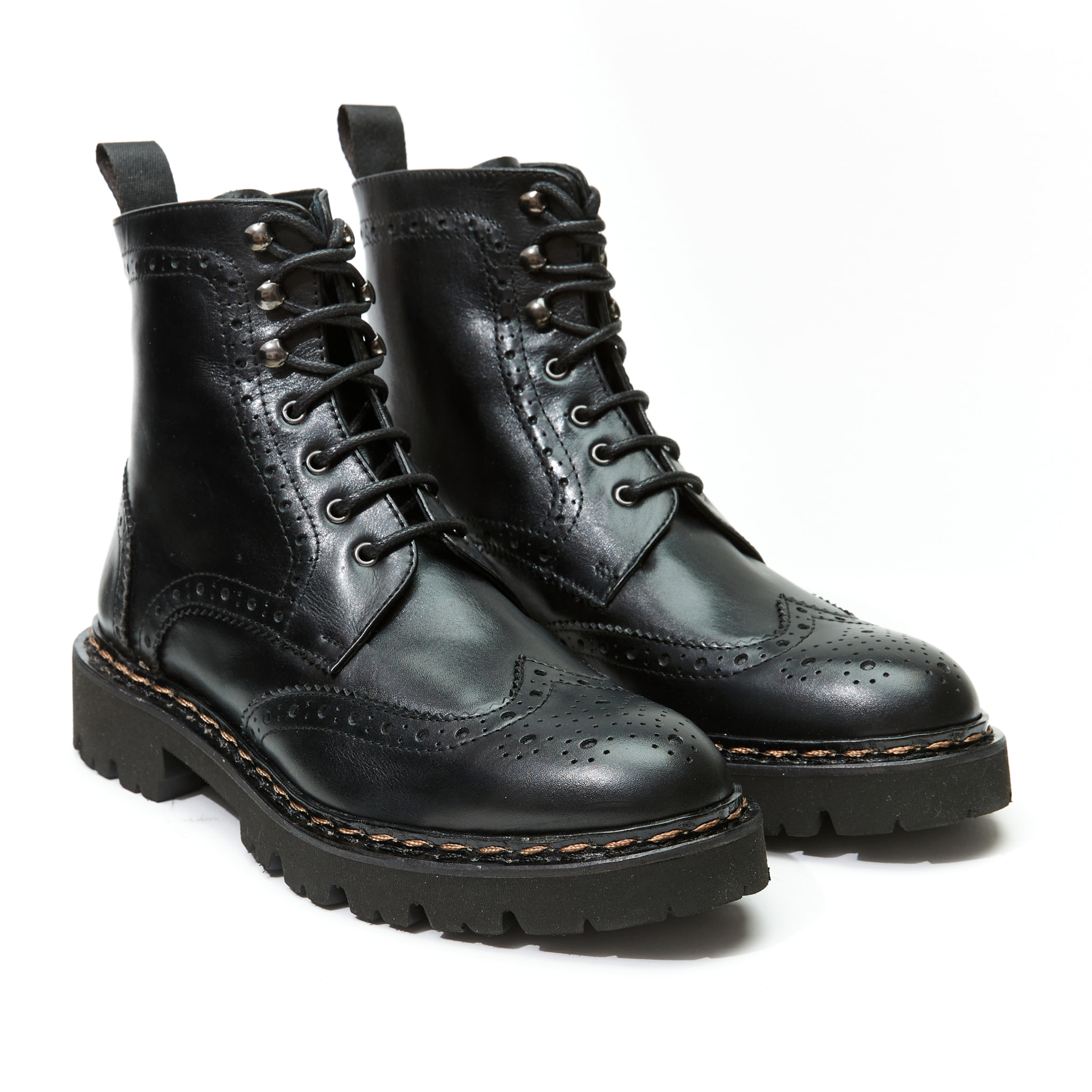 Derby boot British Passport Nero