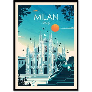 Affiche - Milan Italy - Studio Inception