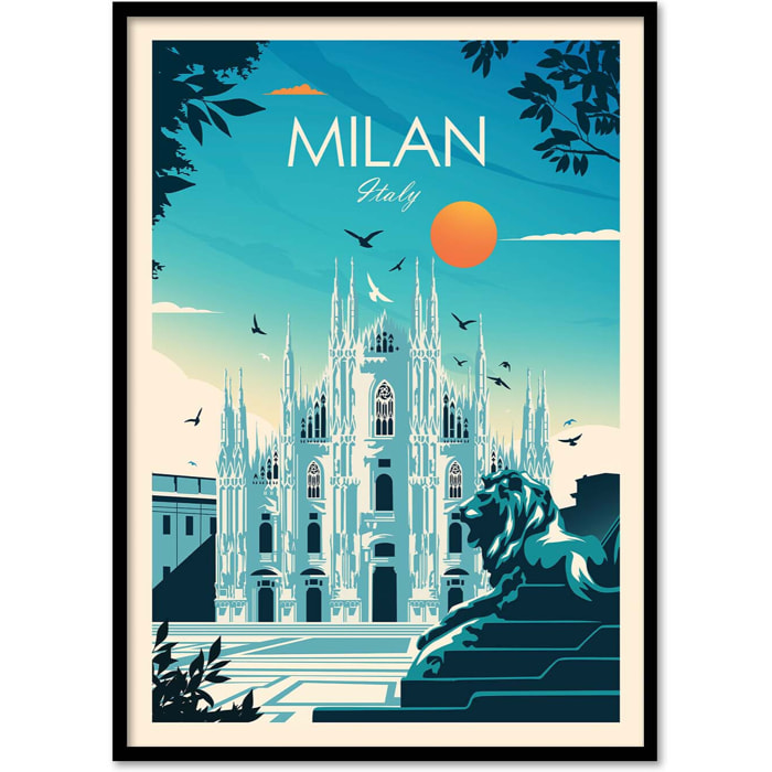 Affiche - Milan Italy - Studio Inception