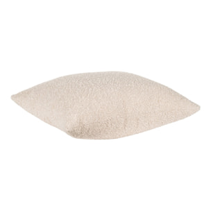 Cuscino Savannah in bouclé beige 45x45 cm