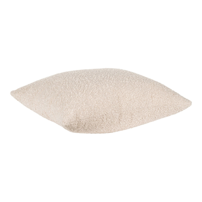 Cuscino Savannah in bouclé beige 45x45 cm