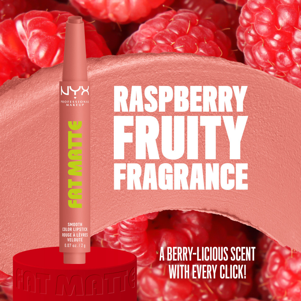 NYX Professional Makeup Fat Matte Rouge à Lèvres Mat Crémeux Cashemere Cute