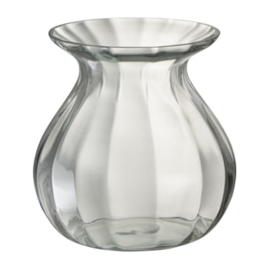 J-Line vase Amo - verre - transparent - large - Ø 18 cm