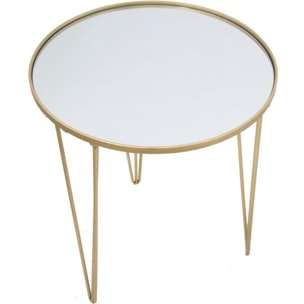 TAVOLINETTO DA CAFFE' GLAM GOLD/MIRROR CHARME1921 DORATO