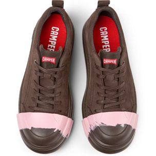 Scarpe stringate - CAMPER Junction Runner - Marrone - Pelle nabuk