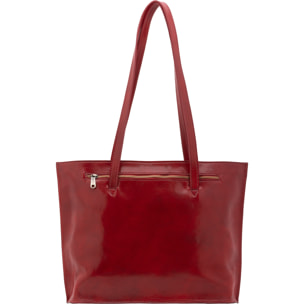 Borsa a spalla da donna - Modello False - 100% pelle - 31.0 x 43.0 x 10.0 cm
