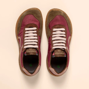 Zapatos N5435A MULTI MATERIAL WINE/OROEL color Wine