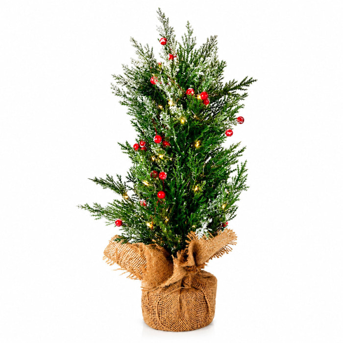 Set de 20 bolas de navidad de cristal ø6 cm para árbol en rojo, verde y oro, elegante y brillante