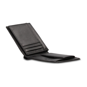 Portafoglio uomo in vera pelle - Modello Torino Pro - Casual - 12.5 x 9.0 x 2.0 cm