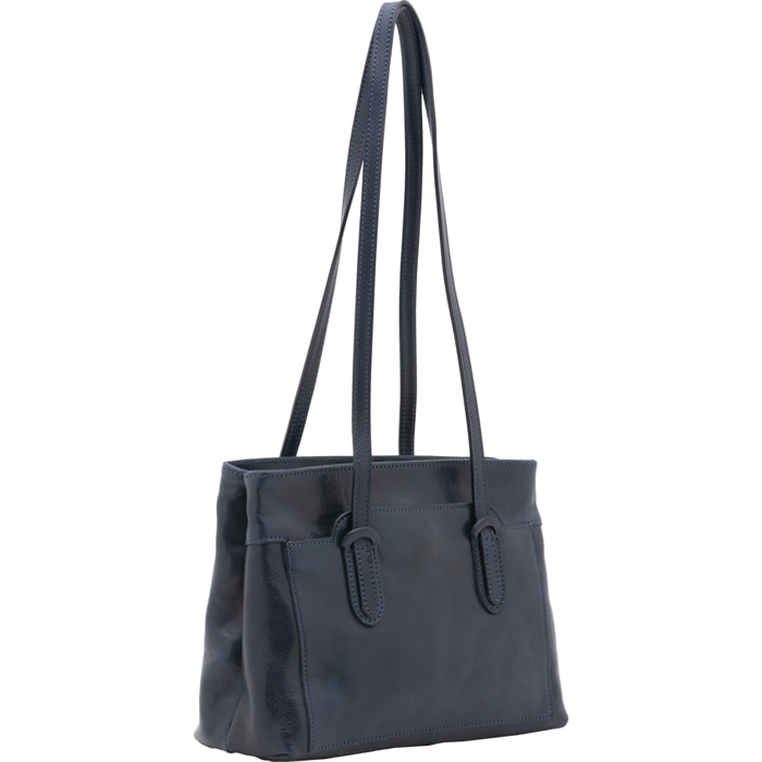Borsa a spalla  da donna In Vera pelle Made in Italy 23x30x12 cm