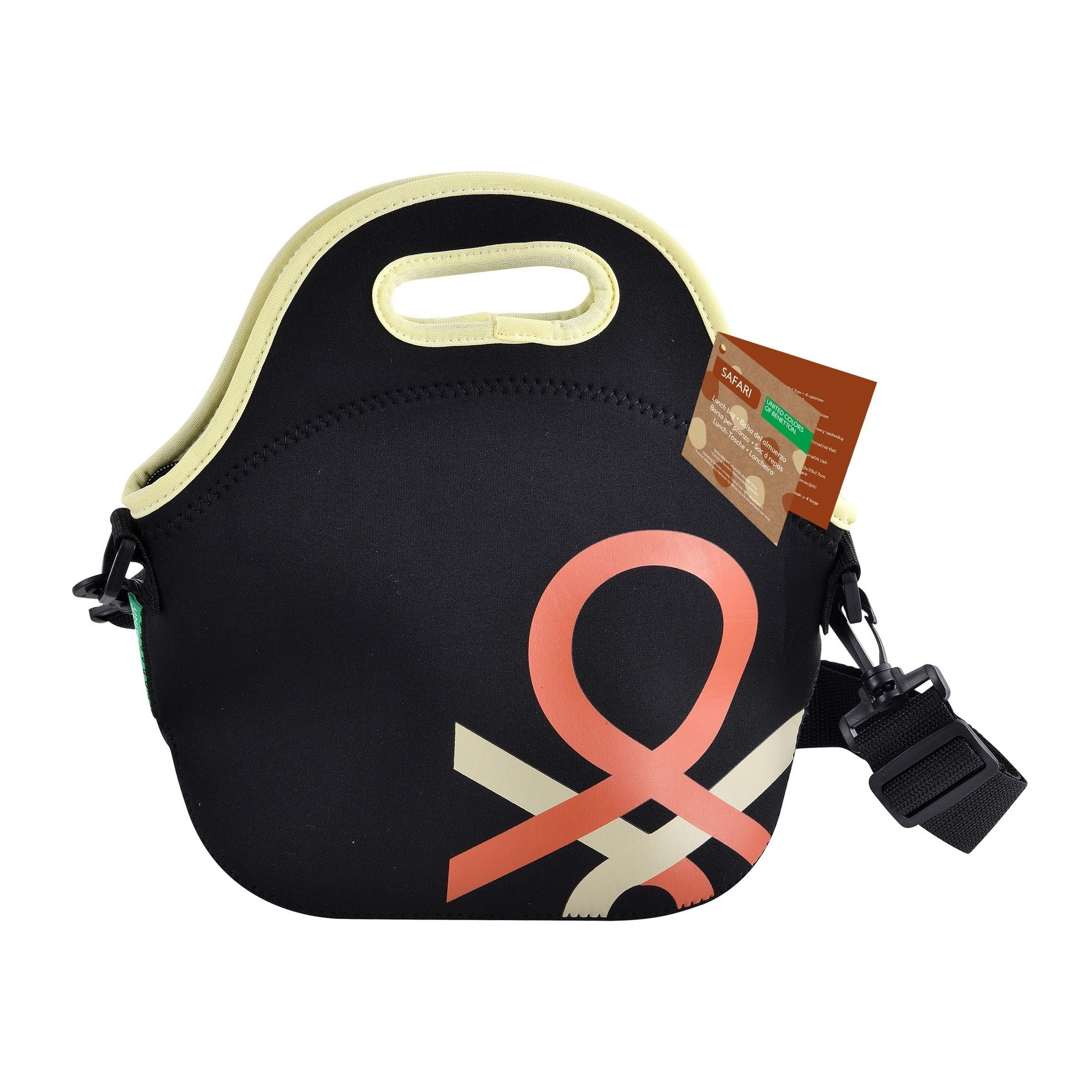 Bolsa almuerzo 30x30x17cm neopreno safari be