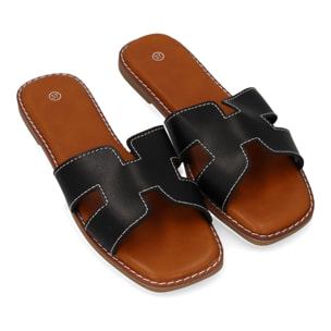 Sandalias planas para mujer, comodas y elegantes diseño moderno