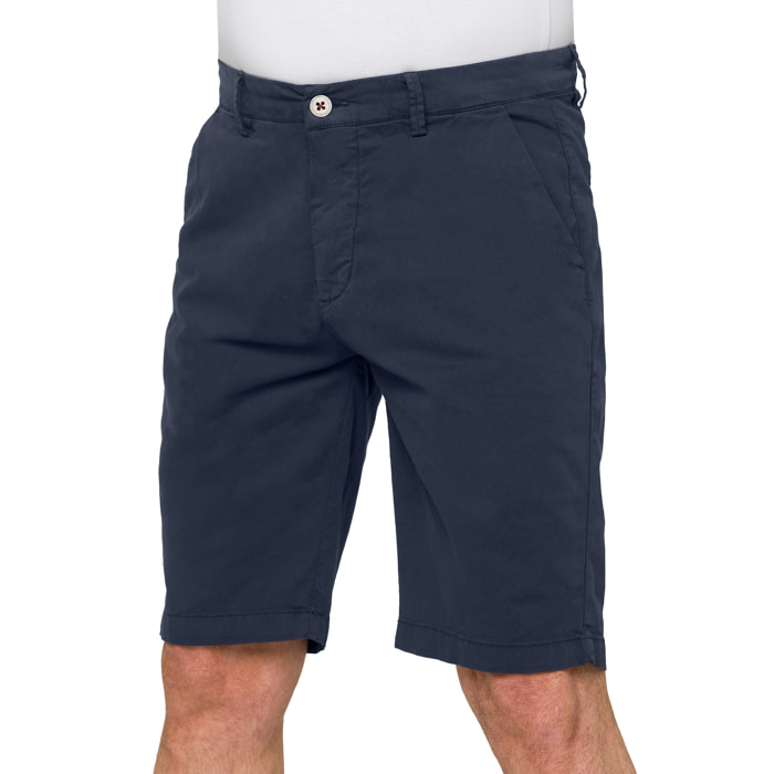 Bermuda chino Hot Buttered Moraine Blu navy