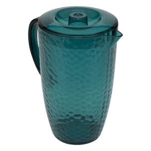 Pichet " Estiva" avec couvercle bleu 2L