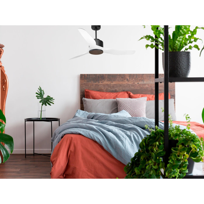 Ventilateur de plafond ø127 cm avec Wifi Réversible Hypersilence 40   W Noir