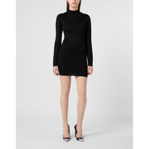 PHILIPP PLEIN Vestido de día de punto MONOGRAM