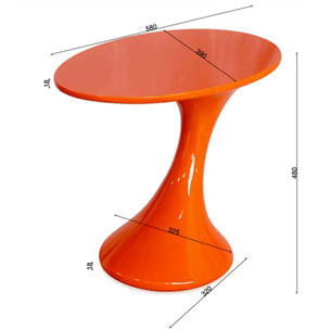 Table d'appoint Lolly orange Kare Design