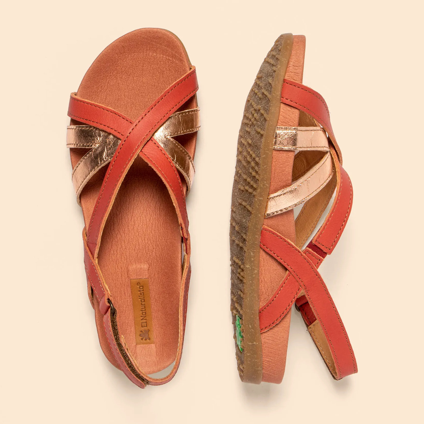 Sandalias N5653 MULTI LEATHER FRAMBUESA / ZUMAIA color Frambuesa