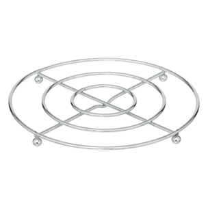Dessous de plat rond 20cm acier