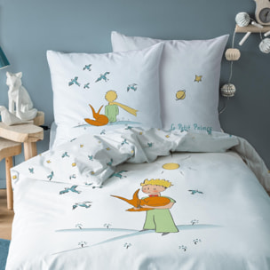 Parure de lit imprimée 100% coton, LE PETIT PRINCE BIRDS