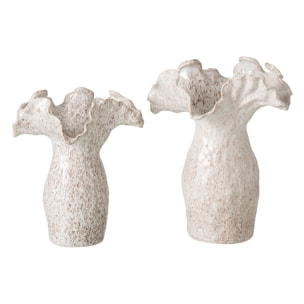 J-Line vase - argile - beige clair - large
