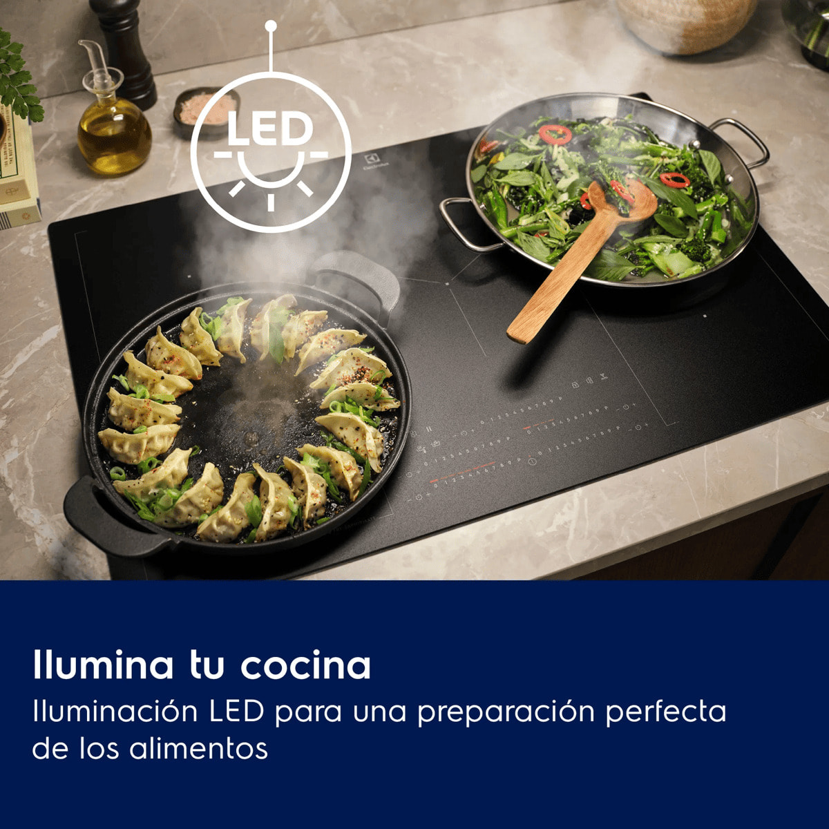 Electrolux Campana extractora integrada Serie 600 Hob2Hood de 54 cm LFG516X