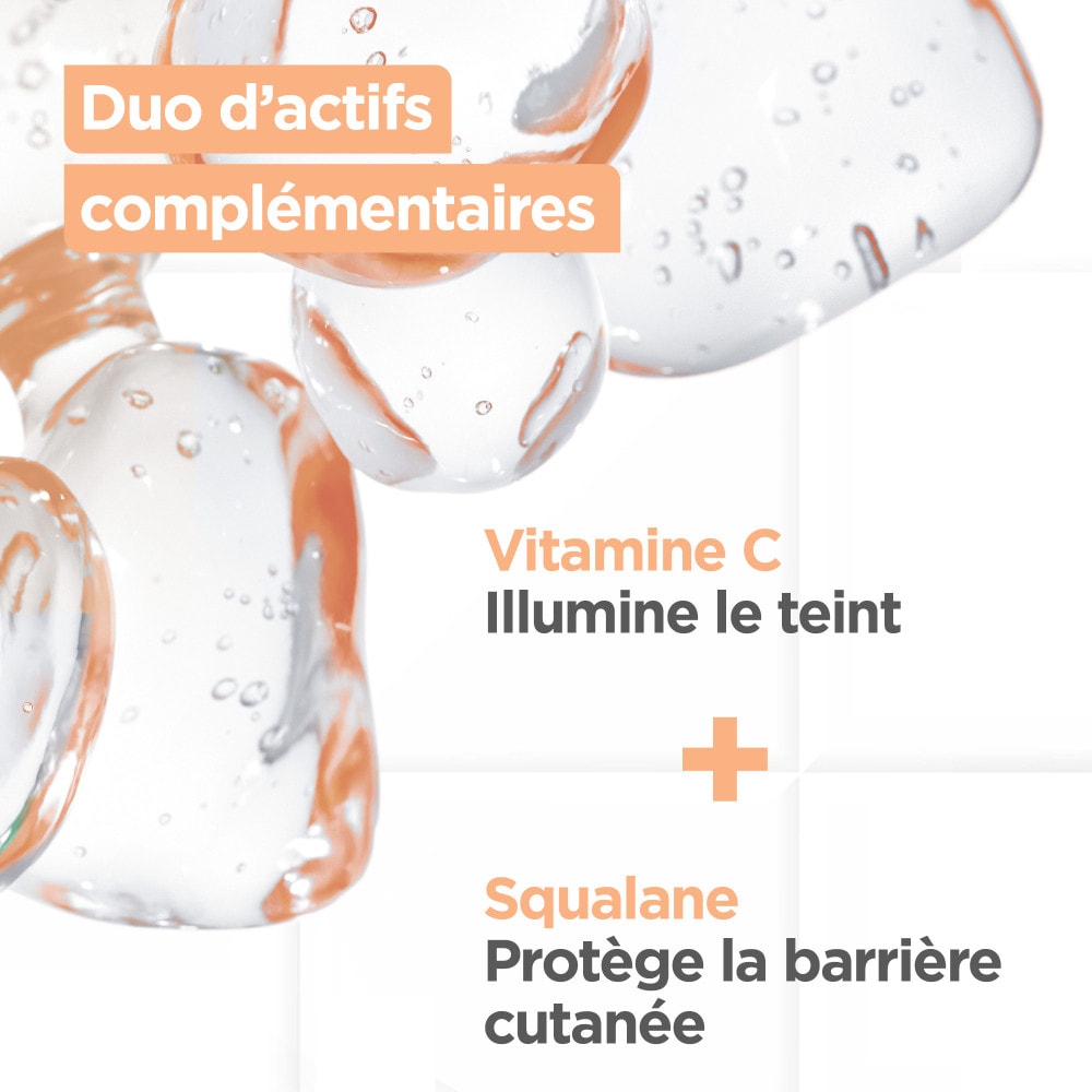 Mixa Lab Nettoyant Anti-teint terne à la Vitamine C et au Squalane 150ml