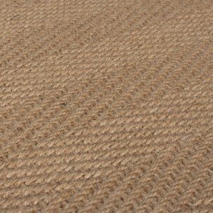 Tapis en jute antiderapant de couloir KIRA