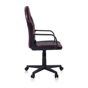 Silla gaming DRW Black Negro - Rojo DRW