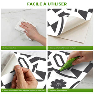 Sticker Sol avec laminat de Protection en Plastique Anti-dérapant | Stickers adhésif Sol - TOMETTES SOL CAVINO -