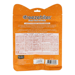 Kit Cat FreezeBites - Salmón 15 g Snack liofilizado natural para gatos