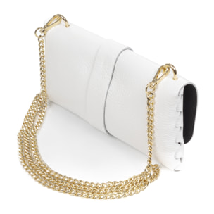 Amaseno bolso bandolera mujer. Piel auténtica Dollaro.