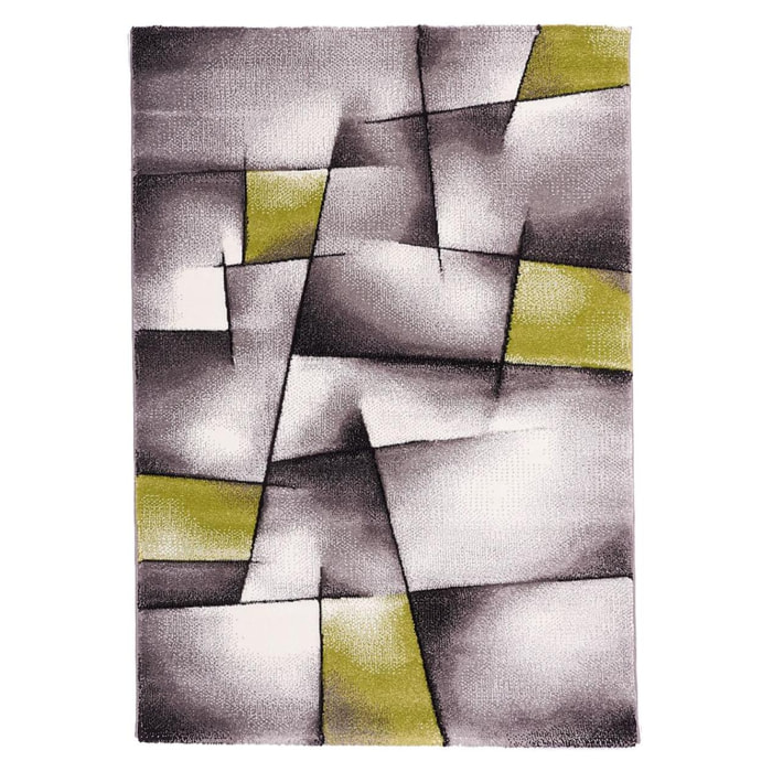 Tapis salon et chambre tissé motif géométrique RAHI