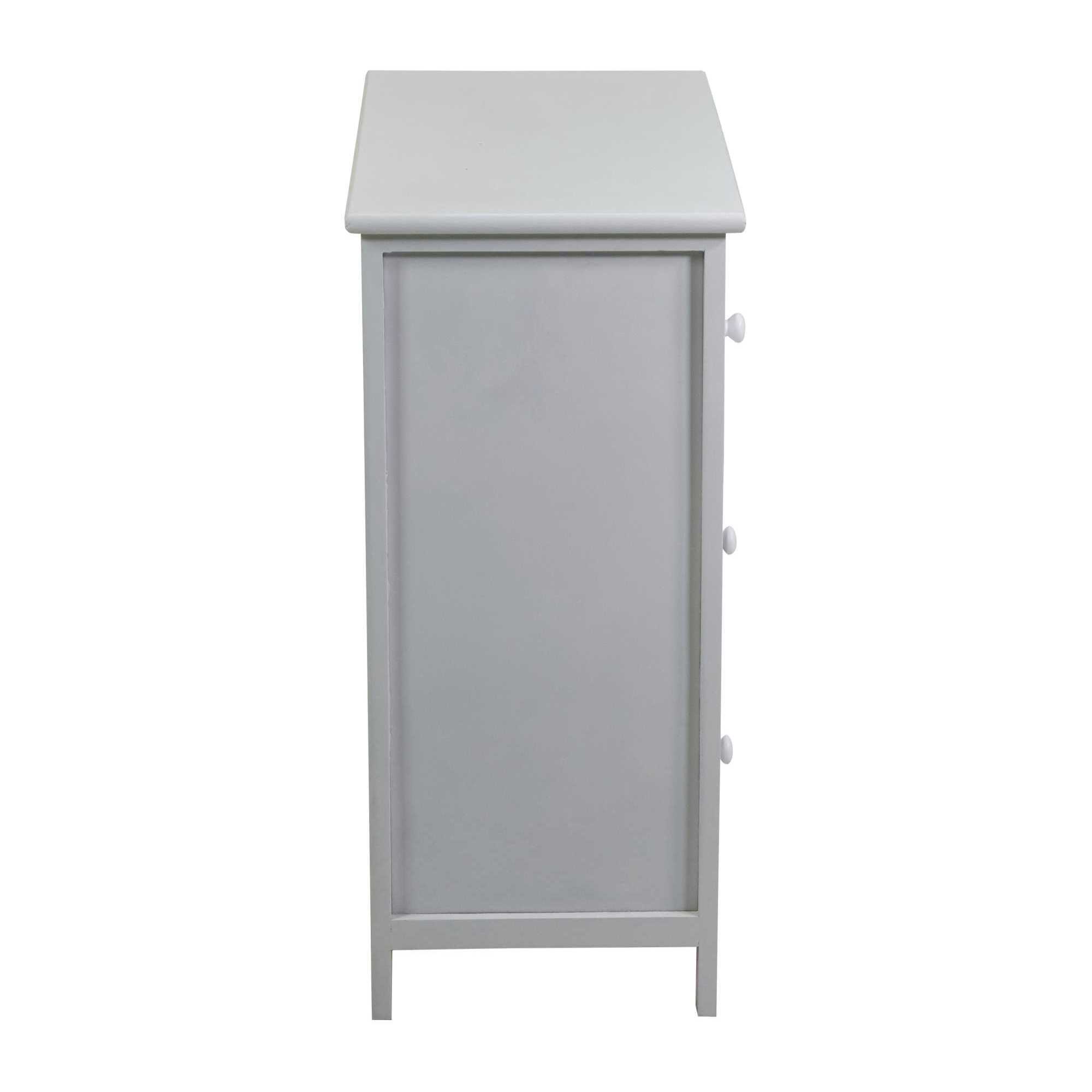 Mobiletto Eleonora Vacchetti bianco 3+3 cassetti cm60x30h65