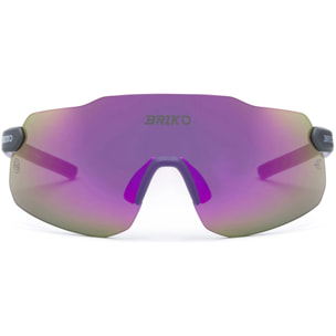 Briko - Occhiali, Uomo Donna, Grigio - Starlight 2.0 3 Lenses