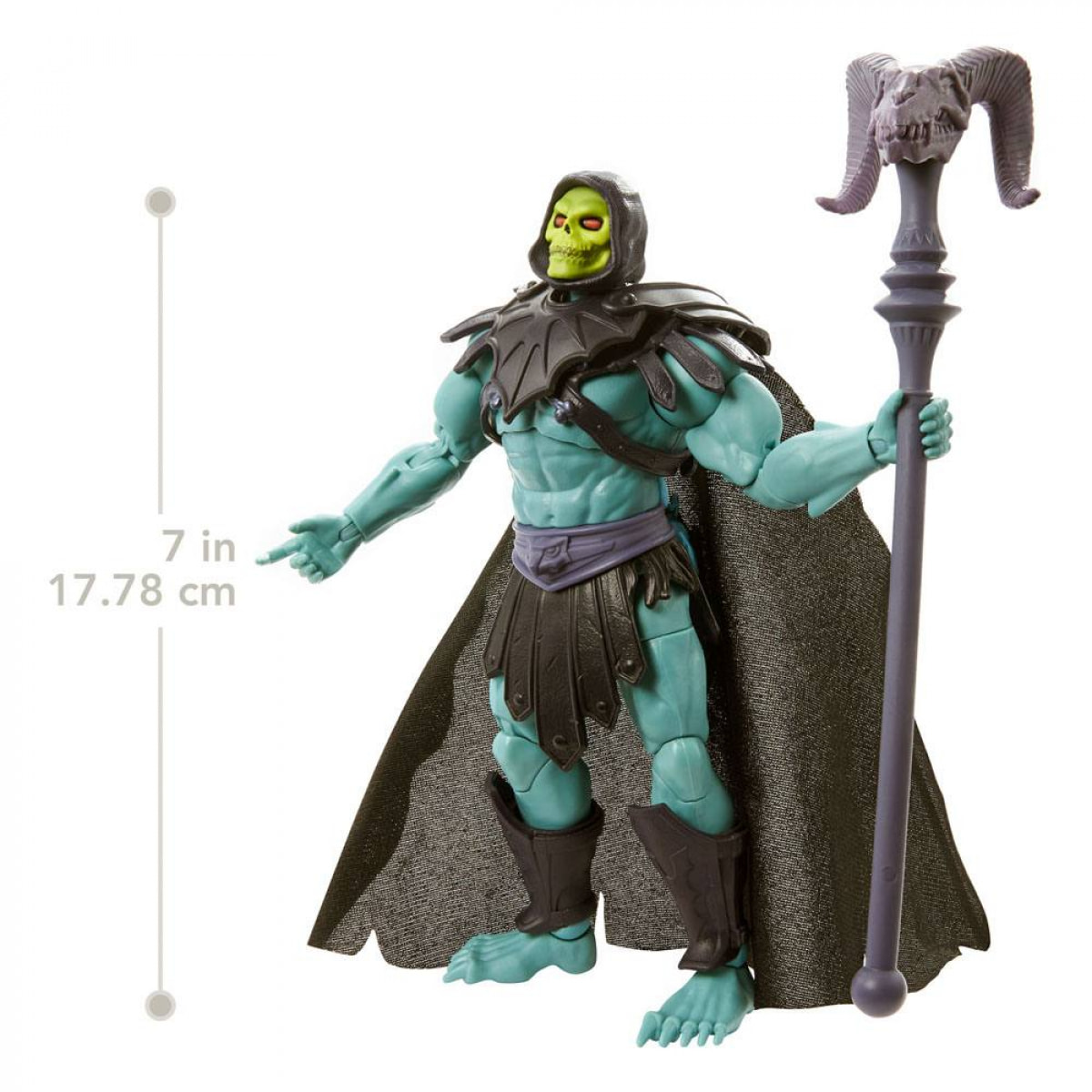 Masters Of The Universe New Eternia Masterverse Action Figura 2022 Barbarian Skeletor 18 Cm Mattel