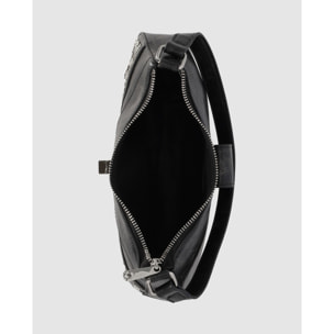 Bolso - Negro - Medida: 27 cm x 14 cm x 4 cm