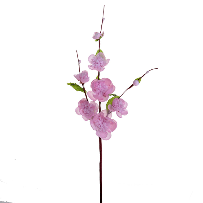 Ramo Di Pesco Medio. Altezza 30 Cm - Pezzi 12 - 4X30X10cm - Colore: Rosa - Bianchi Dino - Fiori Artificiali