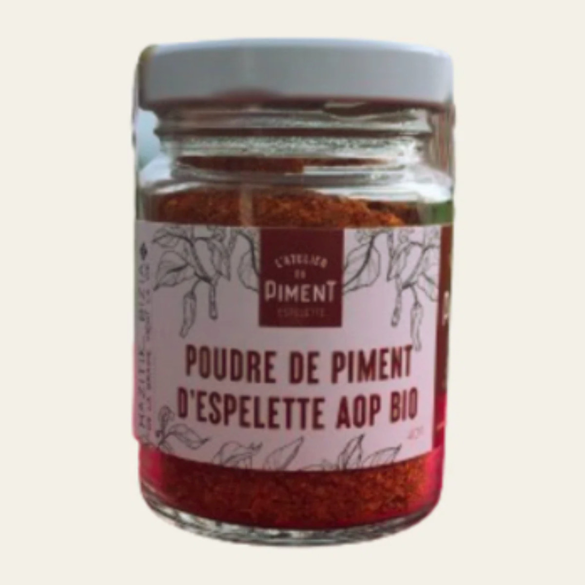 Poudre de piment d'espelette - 40g - L'atelier du Piment - France