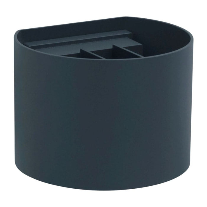 FORLIGHT Axis Round - 2 Apliques de pared Iluminación LED Exterior para Terrazas, Jardines y Balcones ON/OFF 3000K en Color Negro