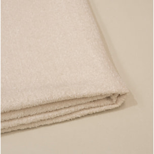 Housse pour tête de lit en bouclé beige en différentes tailles