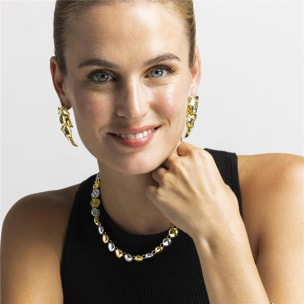 Pendientes acabado oro 18k