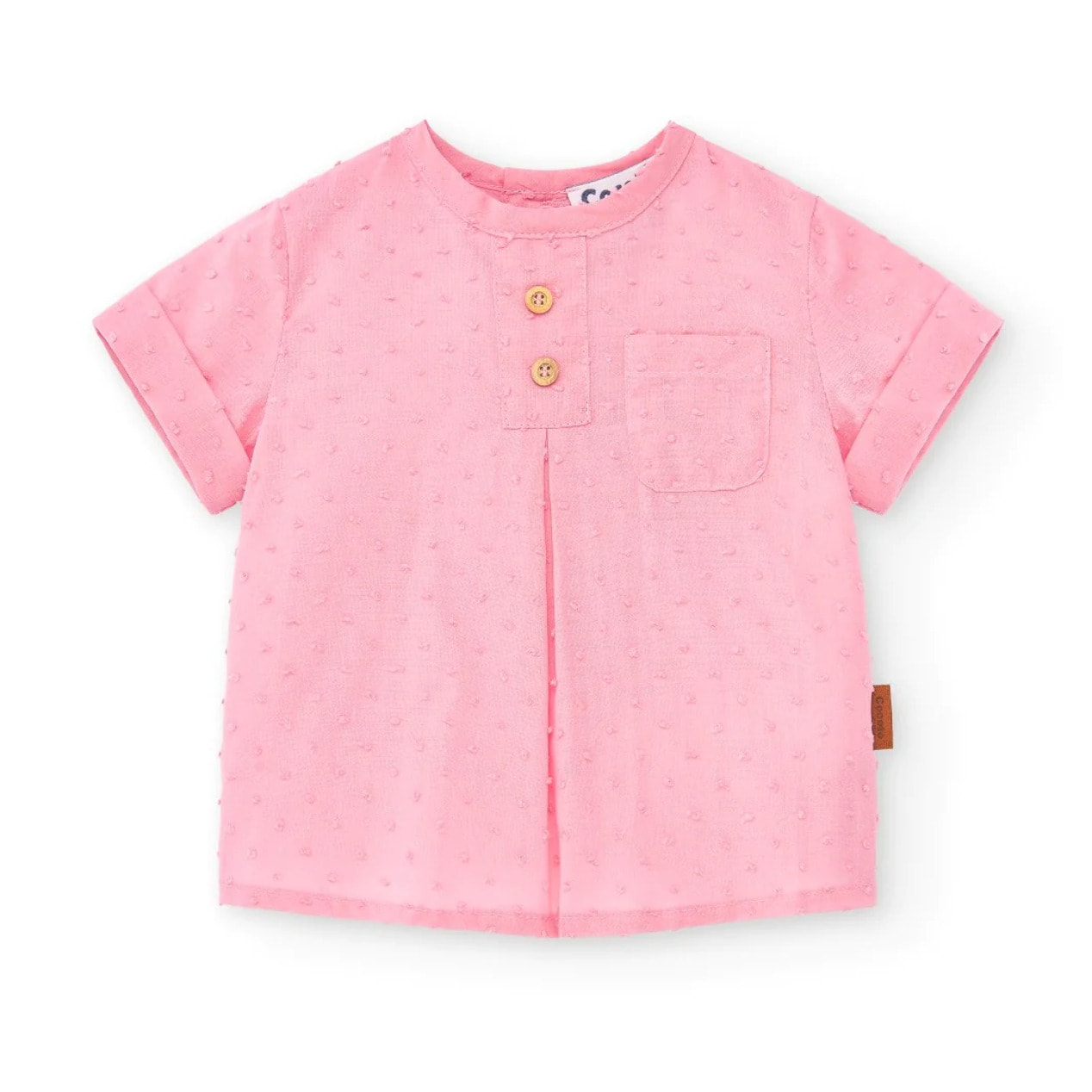 Camisa de bebé rosa Cocote & Charanga