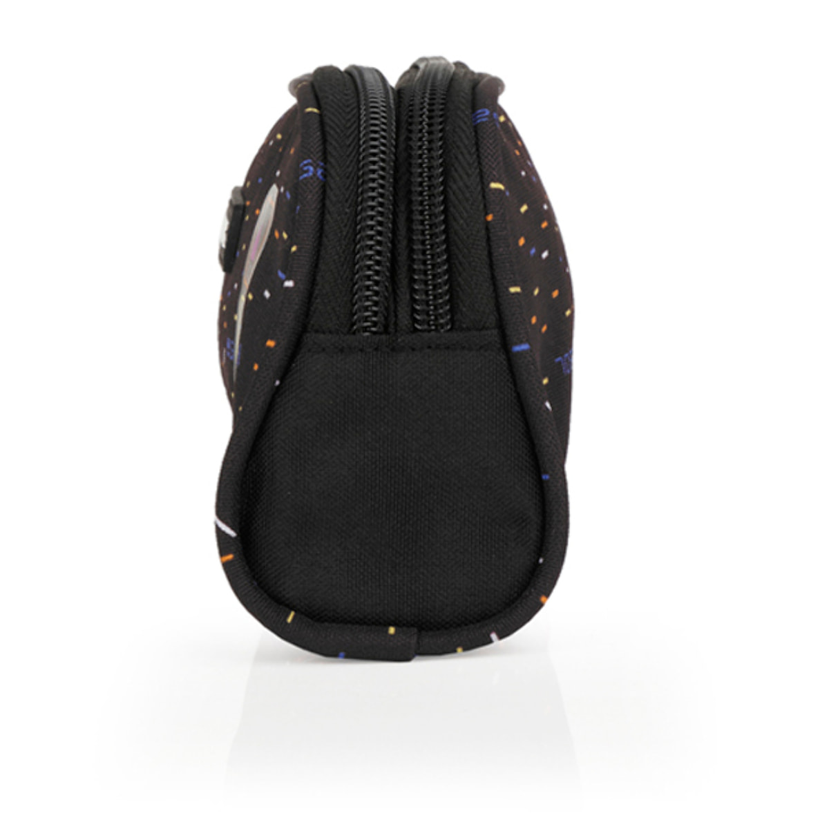 Estuche doble Gabol VIRTUAL negro y resistente al agua