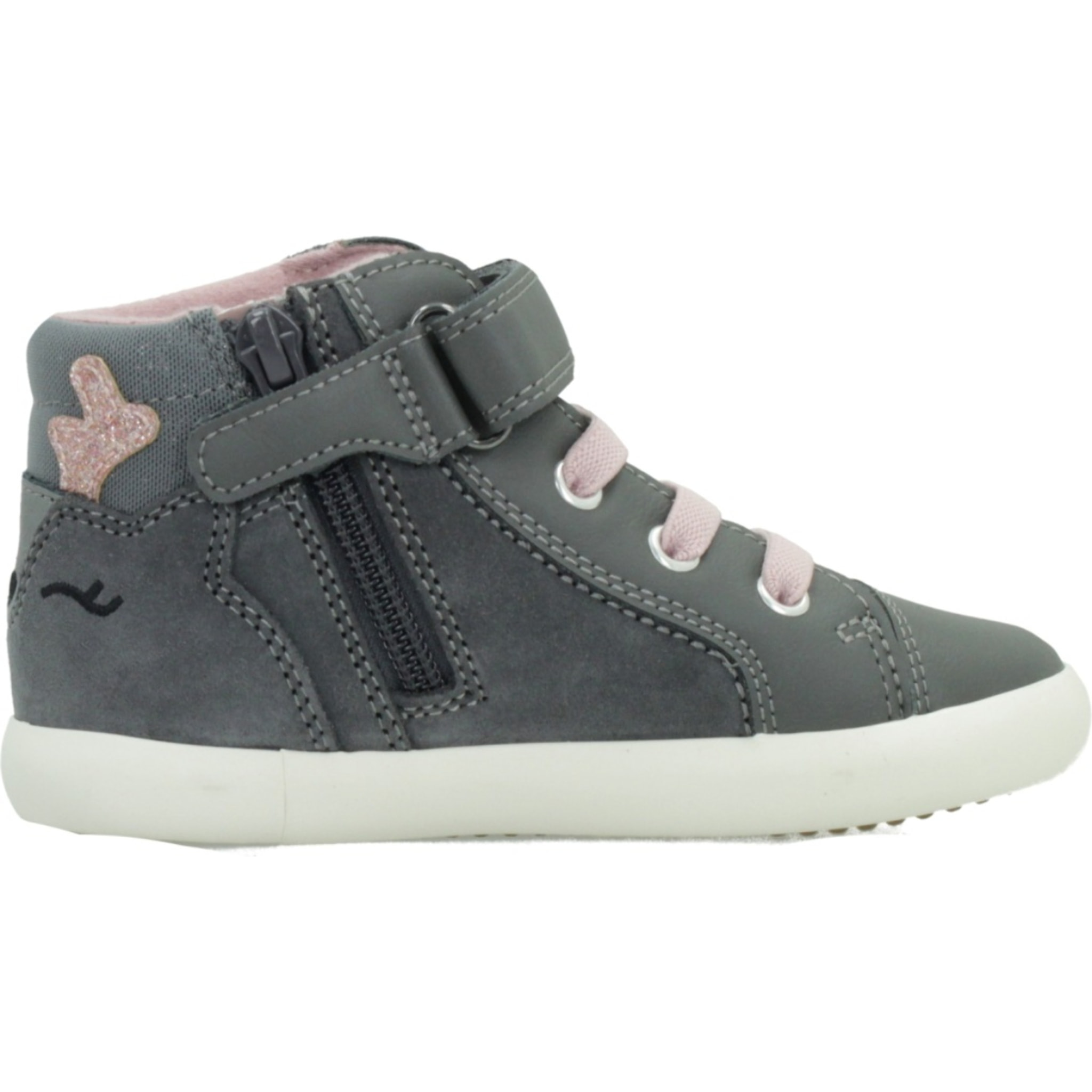 Zapatillas Niña de la marca GEOX  modelo B661MA 022BC B GISLI GRIS